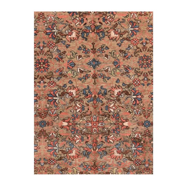 Traditional Antique Malayer Rug 5'10'' x 13'10'' For Sale - Image 3 of 3