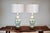 1960s Vintage Chinese Porcelain Hand Painted Artichoke Table Lamps Ginger Jars, Pair For Sale - Image 5 of 11