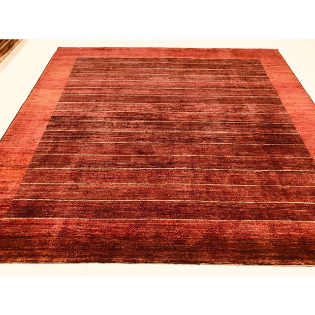 Middle-Eastern Maroon Rug, 1982 For Sale - Image 3 of 17