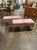 1950s Pair of Italian Marco Zanuso Style Pink Benches For Sale - Image 5 of 5