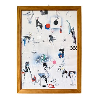 Julie Verhoeven Limited Edition Poster by Jaeger British Fashion Illustration for Boutique, 2010 For Sale