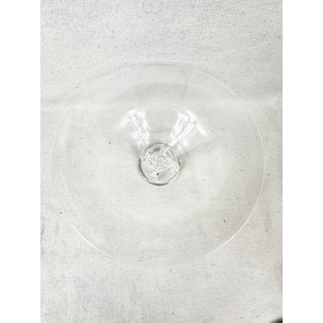 Steuben Vintage 1940’s Tazza Footed Steuben Crystal Bowl For Sale - Image 4 of 7