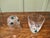 Floride Crystal and Turquoise Whiskey Tumblers and Assiette from Lalique, 1960, Set of 7 For Sale - Image 3 of 8