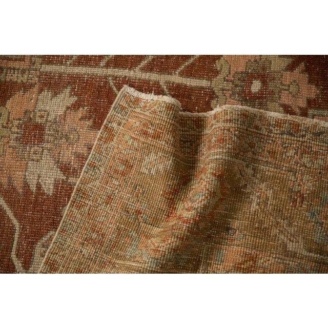 Vintage Distressed Heriz Carpet - 9'7" x 12'3" For Sale In New York - Image 6 of 15