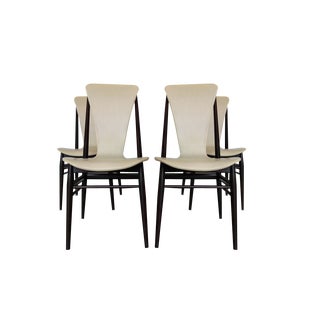 Dining Chairs in Rosewood by Inger Klingenberg for Fristho, 1959, Set of 4 For Sale