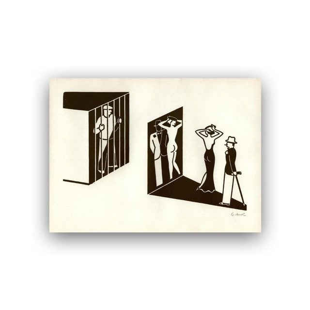 Gerd Arntz, Bespiegelung I, 1966, Paper For Sale - Image 4 of 4