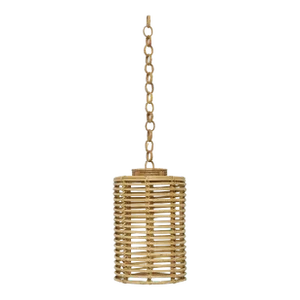 Oval Rattan Lamp Shade with Cord Kit