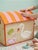 Vintage Madagascar Woven Raffia Domed Toy Box Trunk With Swan Appliqué For Sale - Image 10 of 12