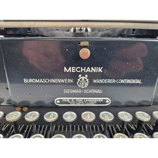 Vintage Continental Standard Typewriter from Wanderer, Germany, 1920s For Sale - Image 9 of 10