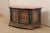 Burnt Orange 19th Century Painted Bow-Front Cabinet, Italy For Sale - Image 8 of 11