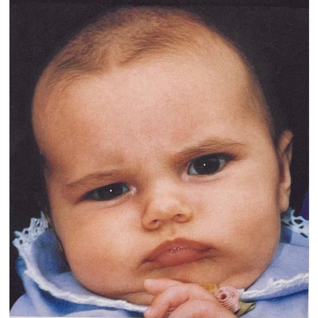 Jo Ann Callis, Vintage Hand Signed Color Photograph Digital Photo Baby Portrait Jo Ann Callis, 2000 For Sale