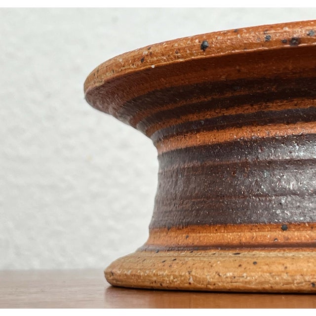 Mid-Century Modern Danish Studio Pottery Bowl by Tue Poulsen for Tue Keramik, 1960s For Sale - Image 4 of 15