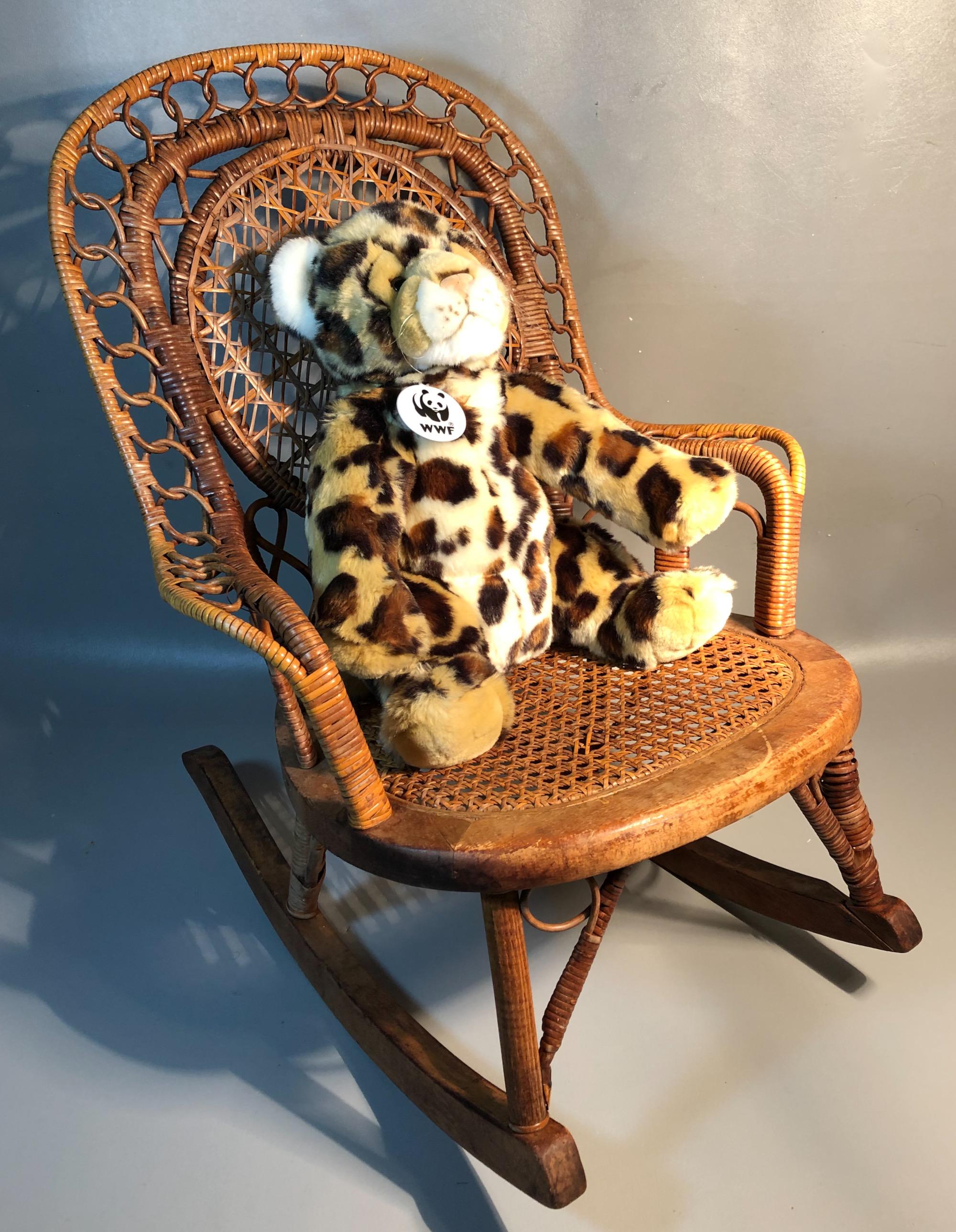 childs wicker rocking chair