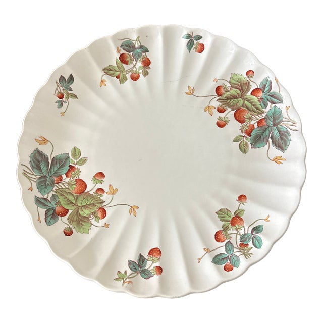 Copeland Spode Strawberry Pattern Serving Platter For Sale