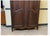 Brown Antique Art Nouveau Linen Cupboard, 1910 For Sale - Image 8 of 9