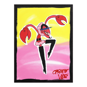 He/Her - Pop Art Character Inspired Painting on Canvas Original Artwork by Randy Morales