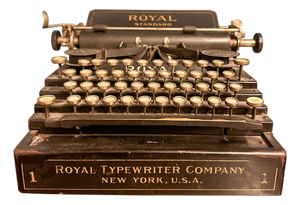 Royal Standard No 1 Typewriter, 1911