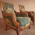 Directoire Painted Lounge Chairs, Set of 2 For Sale - Image 3 of 18