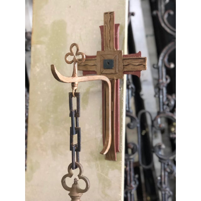 Spanish Light Art Deco Pendant Lights - a Pair For Sale In Los Angeles - Image 6 of 13