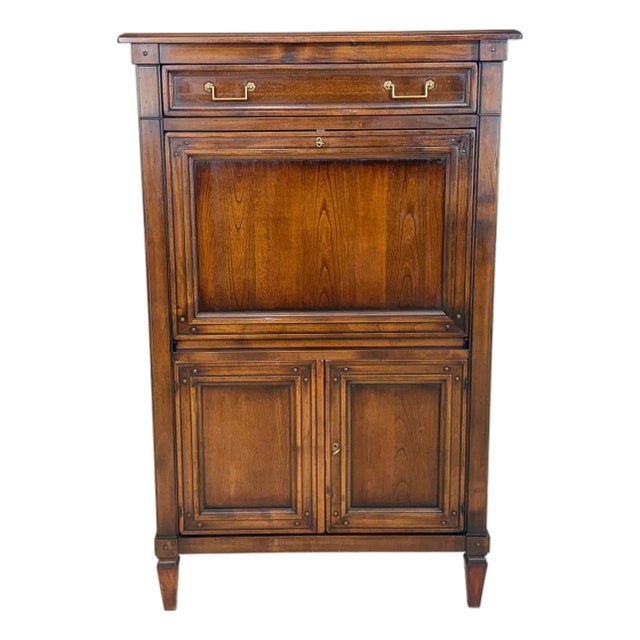Italian Secretaire in Wood from Selva For Sale