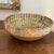 Antique Hungarian Bowl With Marbled Glaze Heavily Patinated For Sale - Image 4 of 7