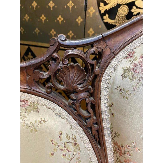 Set of Louis Xv Rocailles Bergere Armchairs For Sale - Image 3 of 8