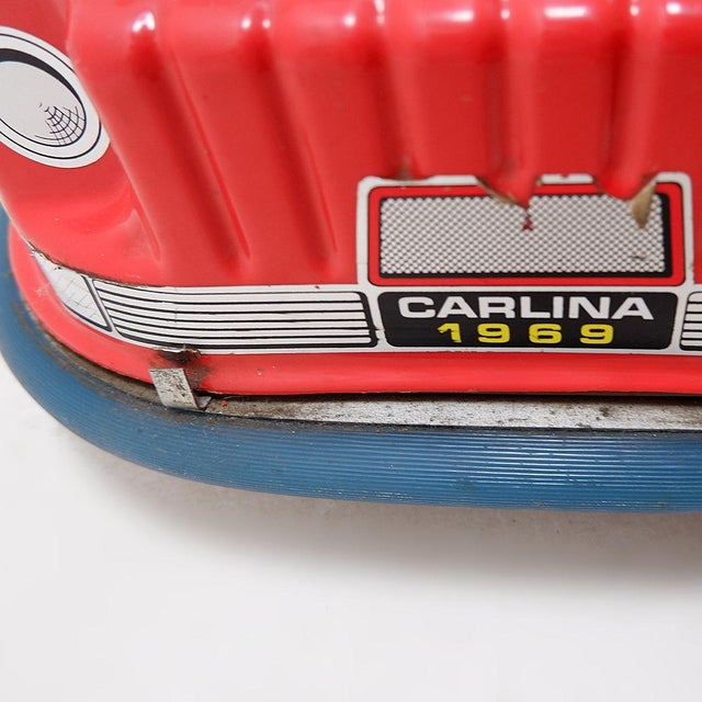 Red Vintage Children's Electric Bumper Car, 1960s For Sale - Image 8 of 15