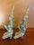 Metal Tibetan Guardian Angel Theppanom Statues Bronze / Gold Gilt 13" - ca.1960 - A Pair For Sale - Image 7 of 15