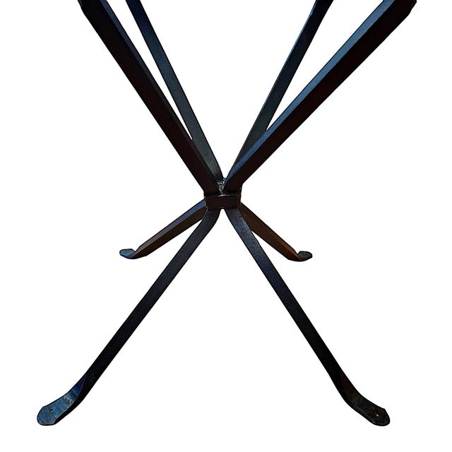 Burnt Orange Cleo Baldon California Modern Breakfast Table For Sale - Image 8 of 10