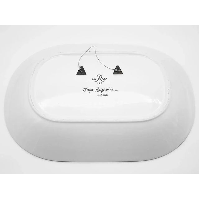 Ceramic Swedish Dish by Birger Kaipiainen for Rörstrand, 1960s For Sale - Image 7 of 10