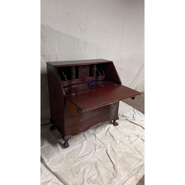 1940s Antique Cherry Secretary Desk Chairish