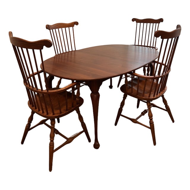 Lexington Bob Timberlake Cherry Queen Anne Dining Table Set For Sale