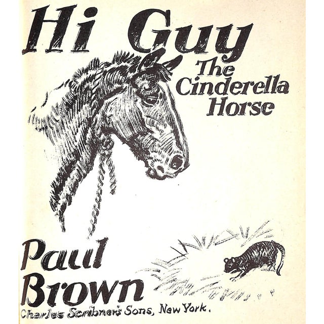 Original 1944 Pencil Drawing From Hi, Guy! The Cinderella Horse by Paul Brown 1 For Sale - Image 4 of 6
