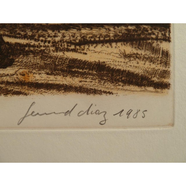 Gerard Diaz, The Wind, Engraving For Sale - Image 7 of 8