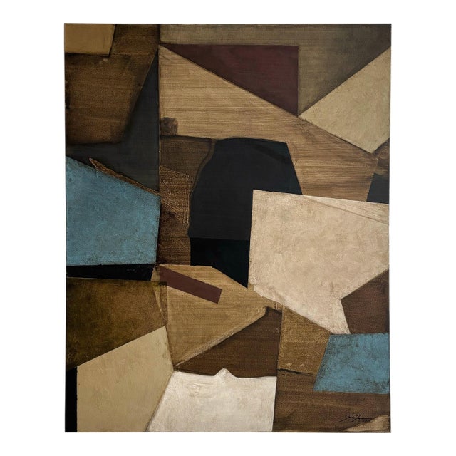 “Piece It Together” Original Abstract Painting by Joe Turner For Sale