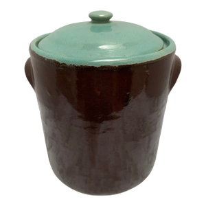 Vintage 1950s Red Wing Pottery Crockery Vessel or Cookie Jar