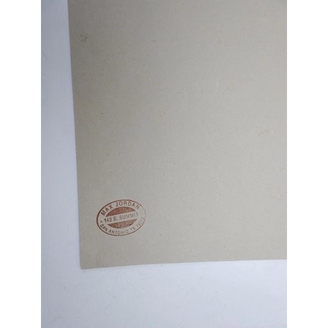 Mid-Century Modern Female Nude Study Drawings by Max Jordan For Sale - Image 3 of 3