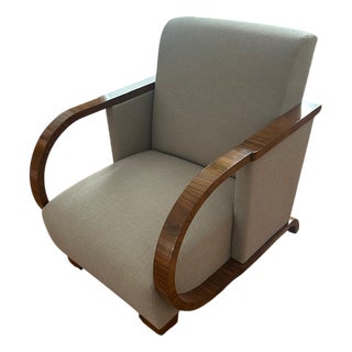 Art Deco Galician Armchair, 1930s For Sale