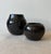 Native American Vintage Santa Clara Pueblo Signed Blackware Pots or Vases, Set of 2 For Sale - Image 3 of 15
