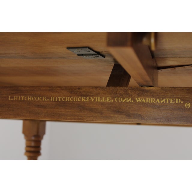 Hitchcock Early American Maple Dropleaf Dining Table For Sale - Image 17 of 17