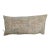Large Bolster Size Light Blue Khaki Rug Pillow, 14'' X 30'' For Sale