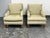 Design Plus Gallery presents a Pair of Bespoke Lounge Armchairs from Patricia Edwards. These upholstered armchairs have a...