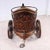 Wood Mahogany Carved Chariot Bar Cart, 1920 For Sale - Image 7 of 13