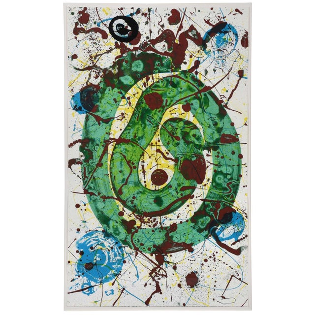 (American, 1923-1994) For the Blue Sons of the Air, 1990, edition 13/154, signed bottom right of center "Sam Francis",...