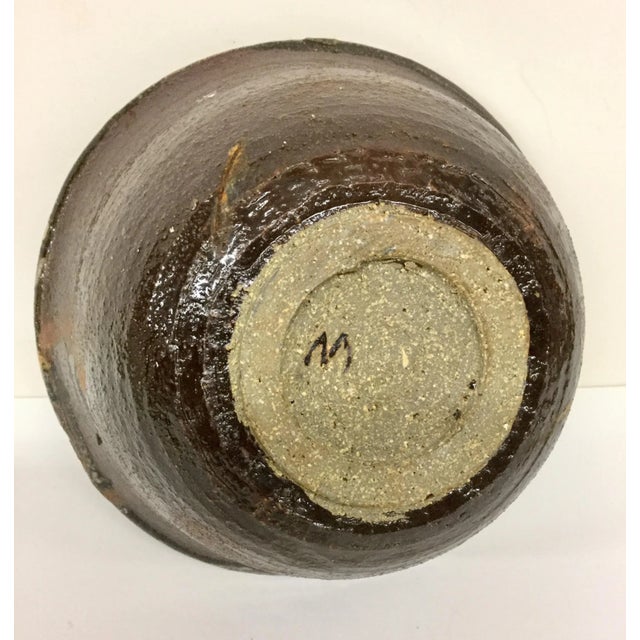 Heavy Artisan Stoneware Bowl For Sale - Image 5 of 8