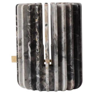 Portoro Orion Candleholders by Dan Yeffet For Sale