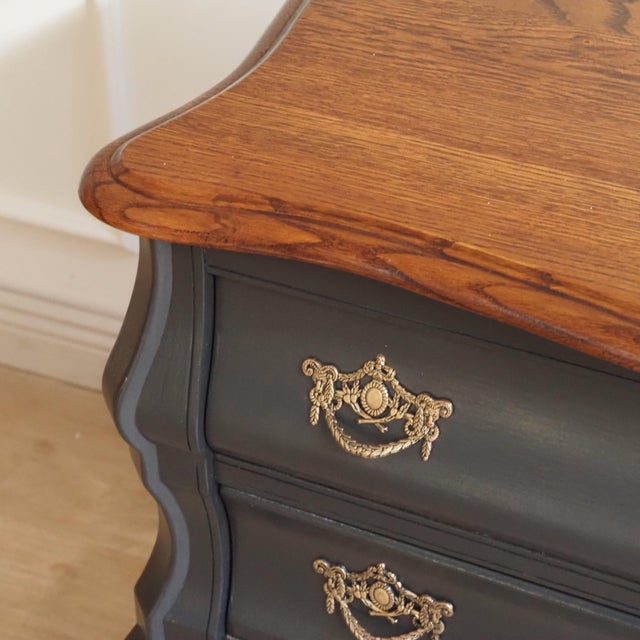 Three-door commode in the bombé form of Dutch-German Baroque style, dating from the 18th century or inspired by a later...