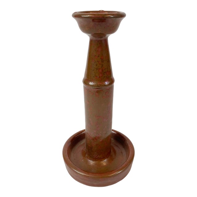 19th Century Chinese Ceramic Oil Lamp For Sale