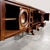 Wave Stereo Console in Walnut With Inset Epoxy Top by Michael Maximo For Sale - Image 9 of 14