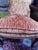 Wood Pair of Custom Upholstered Queen Anne Style Lounge Chairs in Cinnamon Cut Velvet For Sale - Image 7 of 10